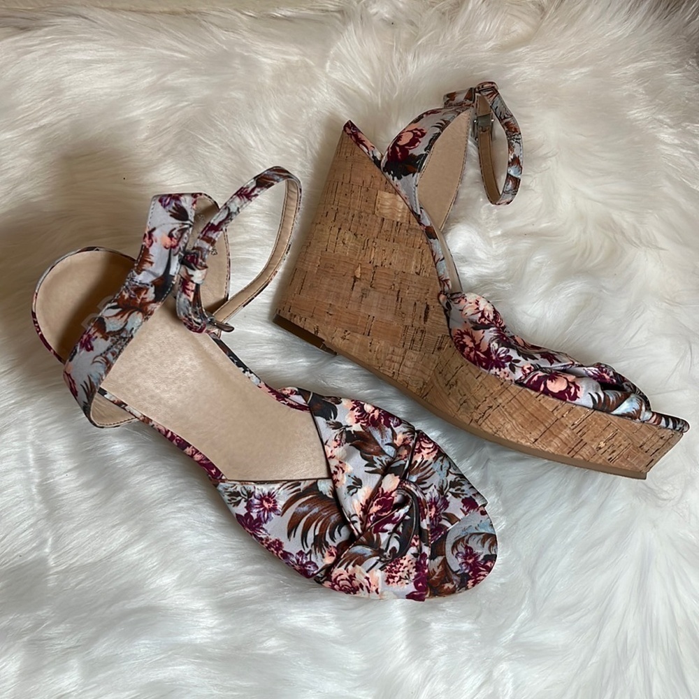 BP Floral Wedge Sandal